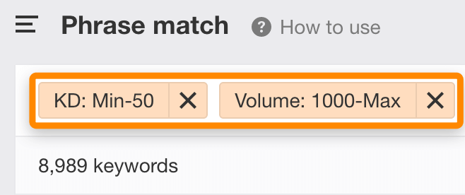 phrase-match-filters