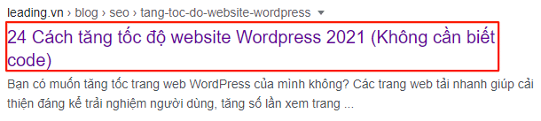 Hiểu được tầm quan trọng của thẻ tiêu đề là rất quan trọng đối với chiến lược SEO của bạn.