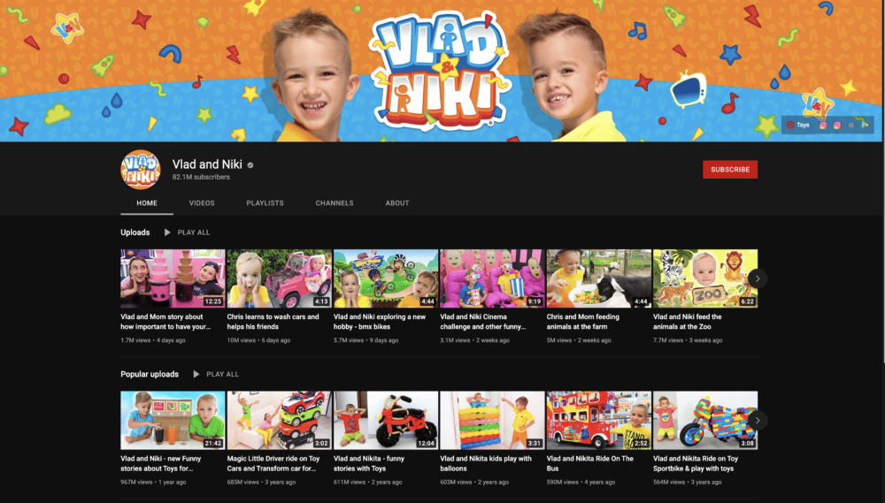 Trở thành Youtuber là công việc mơ ước của hầu hết mọi người, nhưng không phải ai cũng có thể thành công. Dưới đây là danh sách 10 người dùng YouTube hoặc kênh YouTube hàng đầu trên thế giới hiện này.