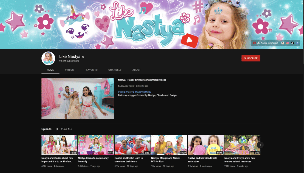 Trở thành Youtuber là công việc mơ ước của hầu hết mọi người, nhưng không phải ai cũng có thể thành công. Dưới đây là danh sách 10 người dùng YouTube hoặc kênh YouTube hàng đầu trên thế giới hiện này.
