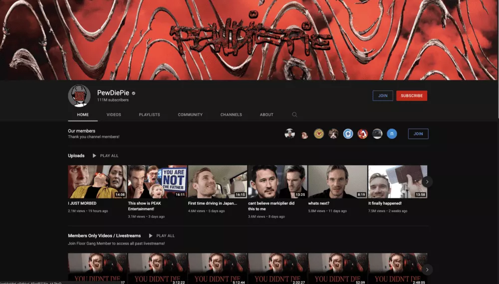 Trở thành Youtuber là công việc mơ ước của hầu hết mọi người, nhưng không phải ai cũng có thể thành công. Dưới đây là danh sách 10 người dùng YouTube hoặc kênh YouTube hàng đầu trên thế giới hiện này.
